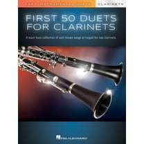 First 50 Duets for Two Clarinets - Easy Instrumental Duets, (Paperback)