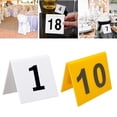thumbnail image 3 of Table Number Signs 1-40 Table Numbering Table Display Table Number, 3 of 4