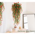 thumbnail image 1 of Artificiales Flores para Colgar, 3 Pzas de Vid de Eucalipto Falso, Guirnalda de Flores, Plantas de Plástico para Interiores y Exteriores, Pared, Jardín, Boda, Decoración de Fiesta en Casa, 1 of 8