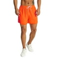 thumbnail image 1 of ZAXARRA Men's Quick Dry Sports Shorts, Solid Color Drawstring Elastic Waist Breathable Boxer Shorts for Fitness, Running, 1 of 6