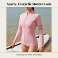 thumbnail image 4 of Abbraccia Rash Guard mujer, manga larga, secado rápido para viajes, 4 of 6