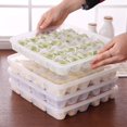 thumbnail image 4 of Dumpling Frozen Box Case Refrigerator Storage Organizer Food Crisper Container, 4 of 8