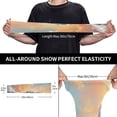 thumbnail image 4 of Balery Sunshine Colorful Cloud Rabbit Cooling Arm Sleeves for Men & Women – Breathable, Moisture-Wicking Arm Sleeves for Women, Men & Kids, 4 of 8