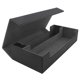 thumbnail image 4 of Caja de almacenamiento de tarjetas de cuero sintético con cierre magnético y cajón para más de 550 tarjetas de juego, color negro., 4 of 14