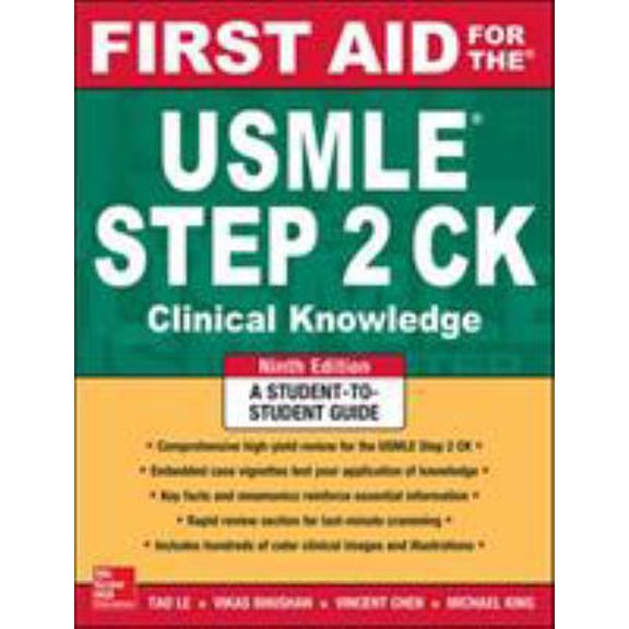 Pre-Owned First Aid for the USMLE Step 2 Ck, Ninth Edition (Paperback) 0071844570 9780071844574