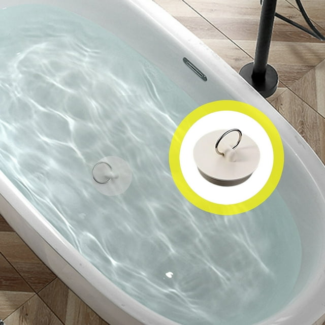 Oliegs Boxbollen Universal Bathtub Drain Stopper Flexible Rubber Plug With Chain For Secure Leak Proof Bath Water Retention 15 Inch Chain Needs To Be Purchased Separately (4pc Rubber Stopper) Walking