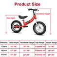 OHIIK Balance Bike 2 in 1 for Kids 27 Years Old,Balance to Pedals Bike,12 14 16 inch Kids Bike