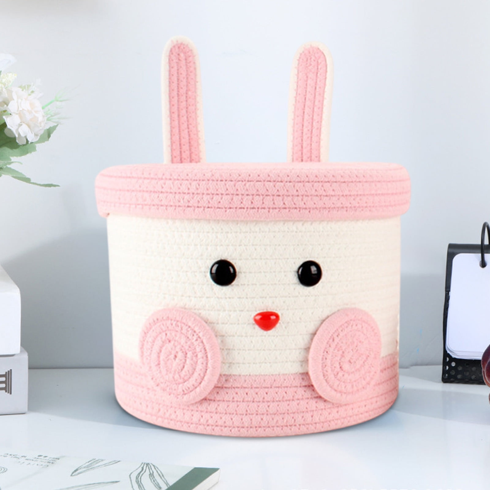 Matoen Easter Baskets for Kids, Baby Easter Empty Bunny Egg Basket, Easter Baskets for Boys, Girls, Toddler, Babies, Infant Easter Gifts Basket
