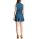 thumbnail image 3 of INSPIRE CHIC Vestidos sin mangas para mujer con escote en V y borde de encaje, vestido A-line M azul lago, 3 of 7