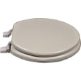 thumbnail image 2 of BathDecor Deluxe Soft Round Toilet Seat with a Closed Front in Tan., 2 of 4