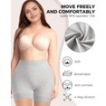thumbnail image 5 of GZhLonKiMa Slip Shorts for Under Dresses Women, Mid Waist Seamless Anti Chafing Shorts, Spandex Biker Shorts Boyshort Underwear, 5 of 7