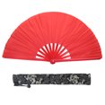 thumbnail image 1 of Actuación con abanicos de artes marciales y tai chi para entusiastas del kung fu Red Bamboo Harmony, 1 of 8