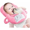 thumbnail image 1 of Oreillers d'alimentation portables multifonctionnels pour bébé Chaise longue auto-alimentante amovible Porte-biberon (rosa), 1 of 5