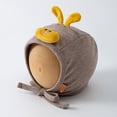 thumbnail image 2 of Mnyotv Baby Earflap Bonnet Hat Soft Warm 3D Cartoon Cap Infants Winter Hats for Boys Girls, 2 of 6