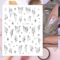 thumbnail image 5 of ELF Butterfly Nail Art Stickers Laser Butterflies Decals Stickers 3D Self-Adhesive Nail Sticker Holographic Butterfly Nail Supplies, 5 of 8