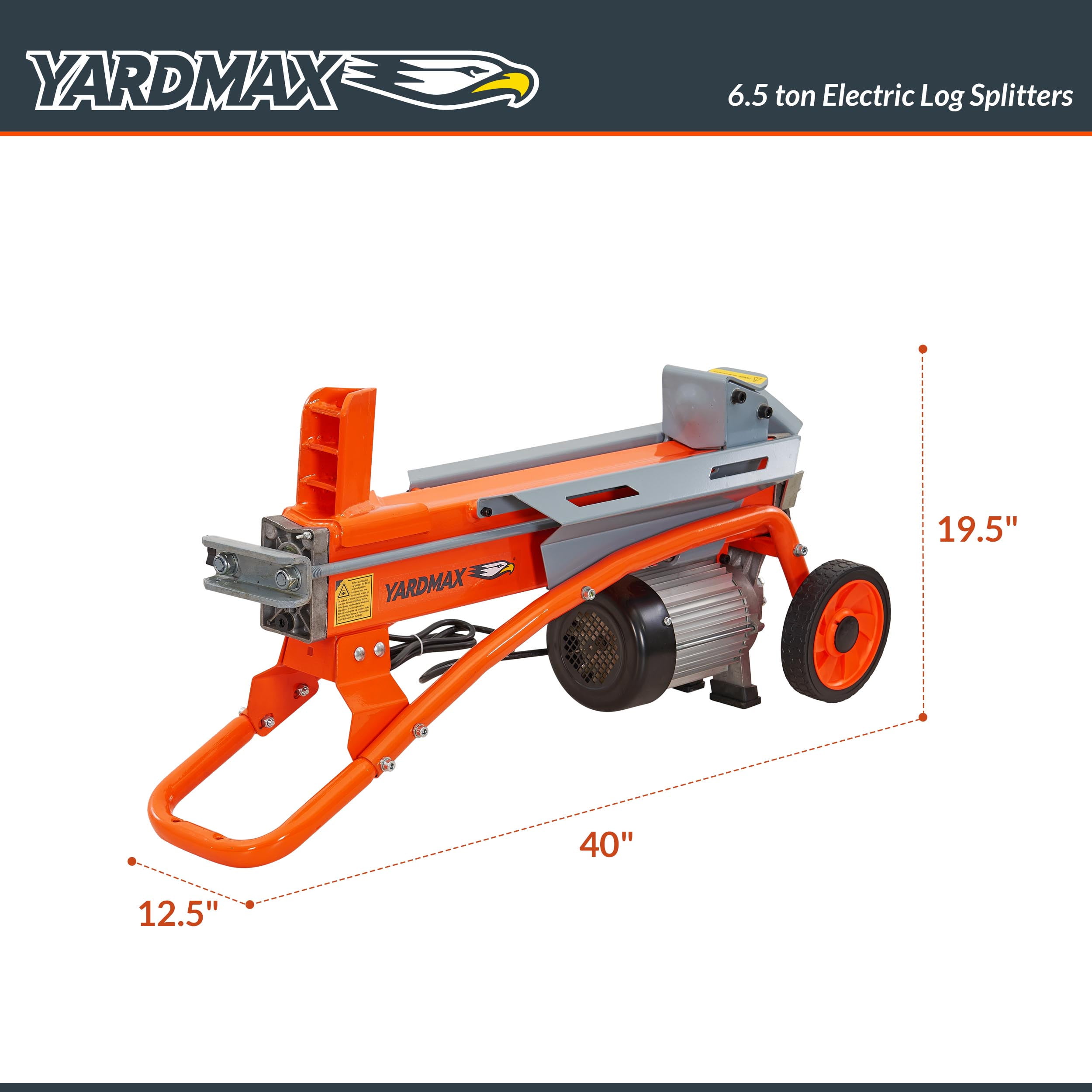 6.5-Ton Electric Log Splitter