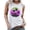 White-E, variant on Penkiiy Hawaiian Tank Tops for Women Beach Coconut Tree Graphic Tank Tops Sleeveless Casual Loose Workout Tees XL Navy