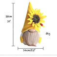 thumbnail image 2 of Sunflower Spring Gnome Mantel Display, Farmhouse Tiered Tray Yellow, 2 of 3