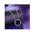 thumbnail image 3 of Collar Xtellar plateado Con Dije De Plata 925 Círculo Para Mujer, 3 of 4