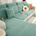 thumbnail image 1 of sasyxdc Individual Couch Cushion Covers  Stretch Sofa/Couch Seat Cushion Covers  Magic Sofa Covers Washable  Dog Couch Cushion Covers for Sofa with Elastic Bottom(Back Cover M  Chocolate), 1 of 6