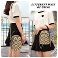 thumbnail image 6 of FORMRS Crossbody Bag for Women Quilted Travel Shoulder Cell Phone Purse with Chain Strap Handbag, Retro Blossom Flower, 6 of 7