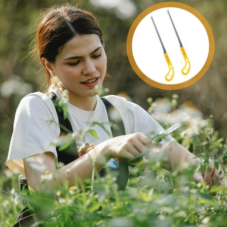 HONMEET  3pcs Yellow Mini Design Handsaw for Gardening and Carpentry