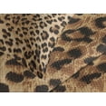 thumbnail image 3 of Ambesonne Leopard Print Quilted Bedspread Set 3 Pcs, Wild Animal Skin, Queen Size, Pale Brown and Black, 3 of 4