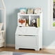 thumbnail image 3 of Organizador De Almacenamiento De Juguetes Para Niños, Estantería Para Niños Y Almacenamiento De Juguetes Con Tapa Flip-Top Y Cubby, Estanterías Para Niños De Madera, 3 of 9