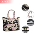thumbnail image 2 of Pink Purple Camo Gradient Pattern Travel Tote Bags for Women Carry On,Large Weekender Bags for Women Travel,Multi Functional Duffle Bag for Work,Shopping,Sports, 2 of 5