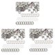 thumbnail image 1 of 1800 Pcs Blank Button Making Supplies 25mm/1Inch Back Button Pin Making Kit Metal Badge Parts for Button Making Machine, 1 of 5