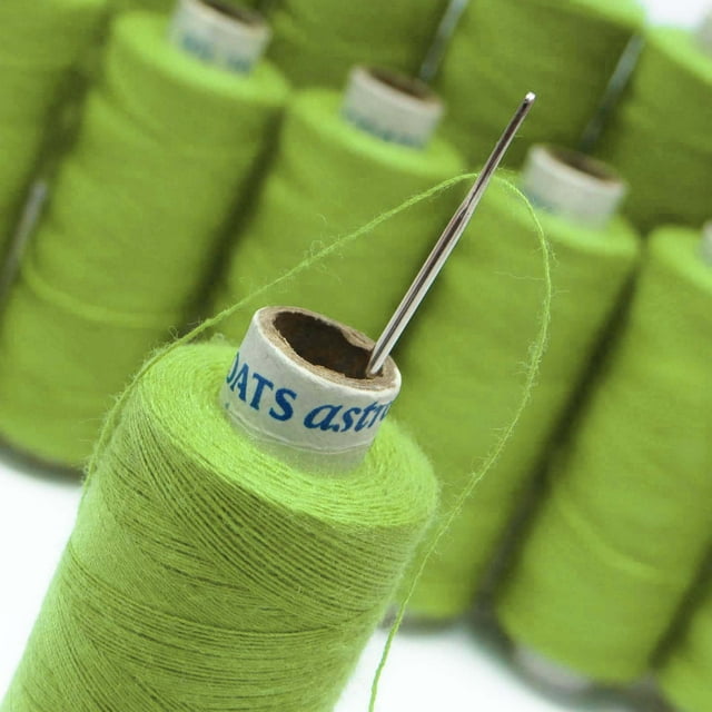 Nouvelles Fournitures de Fil de Polyester Filé Vert en Gros Bobine Courtepointe Couture 20 Pcs