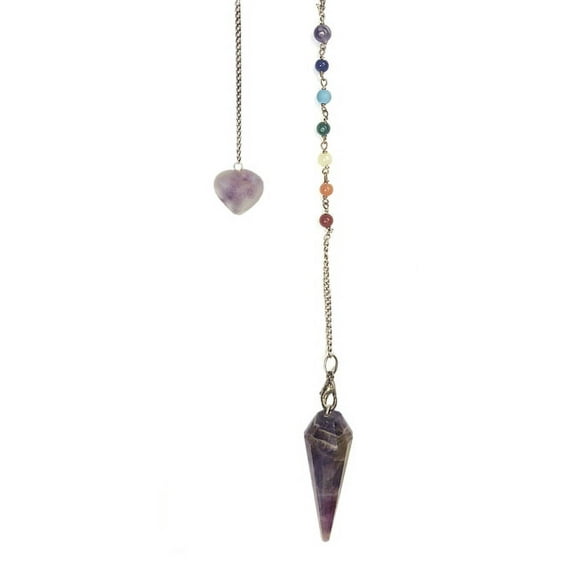 Lo Scarabeo Pendulums: Premium Amethyst Chakra Pendulum (Other)