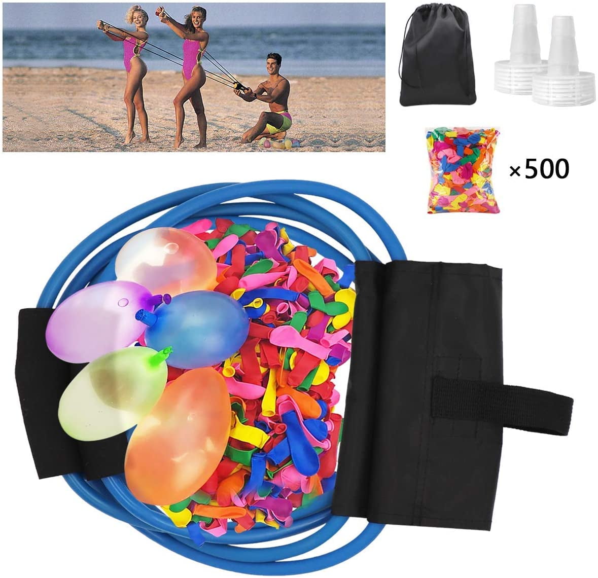 1 for Launcher Up To 500 Yards Water Balloon Launcher Kids Balloon Slingshot 