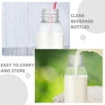 thumbnail image 6 of Nestingho 10pcs Plastic Empty Juice Bottles Reusable Water Bottles with Caps Clear Drink Containers 100ml Plastic Juice Bottles, 6 of 7