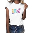 thumbnail image 1 of Camiseta de manga corta con estampado de día de la enfermera para mujer OAVQHLG3B Store lin121212, 1 of 5