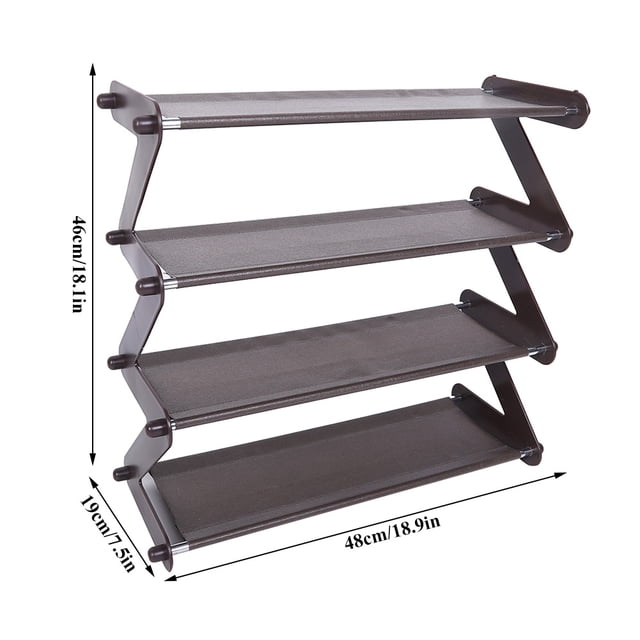 Estante Para Zapatos, Soporte Para Zapatos De Acero Inoxidable, Ligero Y Portátil Que Ahorra Espacio Para El Hogar Y El Hotel