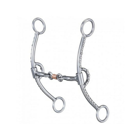 Tough-1 Bit Sweet Iron 3 Piece Lifter Snaffle 8" Cheeks 245201