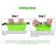 thumbnail image 4 of Bolsa de agua para canotaje de 15/30L PVC inflable portátil para deportes acuáticos (15L verde), 4 of 9