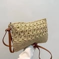 thumbnail image 4 of Lightweight Hollowed Out Straw Bag for Home Textile Storage Versatile Everyday Outing Casual Style Practical Design Easy Outfit Matching, 4 of 5