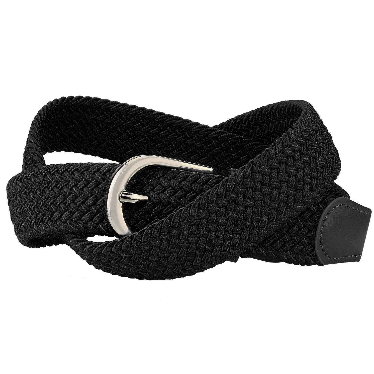 Falari Stretch Braided Canvas Belt, Unisex photo 4