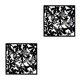 thumbnail image 3 of Panel divisor de habitación moderno Inteprter 4 piezas decorativo colgante Mariposas Negras 2Conjunto, 3 of 6
