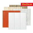 1PC 3D Tile Stone Brick Wall Sticker Soft Foam Panels