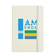 thumbnail image 1 of Carnet de Mode Art Déco Je Viens de Gabon Couverture Rigide en Tissu Journal Classique, 1 of 3