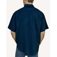 thumbnail image 2 of Pro Celebrity Men's Pro Fishing Outdoor Button-Down Shirt (X-Large, Navy), 2 of 3