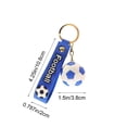 thumbnail image 3 of Productos con temática de deportes de pelota Llaveros de balón de fútbol realistas Accesorios Mercancía Llaveros tridimensionales Llavero de metal, 3 of 6