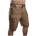 thumbnail image 2 of Xunlbb Mens Shorts Summer Savings Clearance Cargo Shorts for Men, Men Quarter Pants Pocket Work Shorts Solid Outdoor Mountaineering And Hiking, S-6XL, 2 of 3