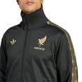 thumbnail image 4 of Men's adidas Originals Black Mexico National Team 2025 Third Jersey Culturewear Full-Zip Track Jacket, 4 of 5