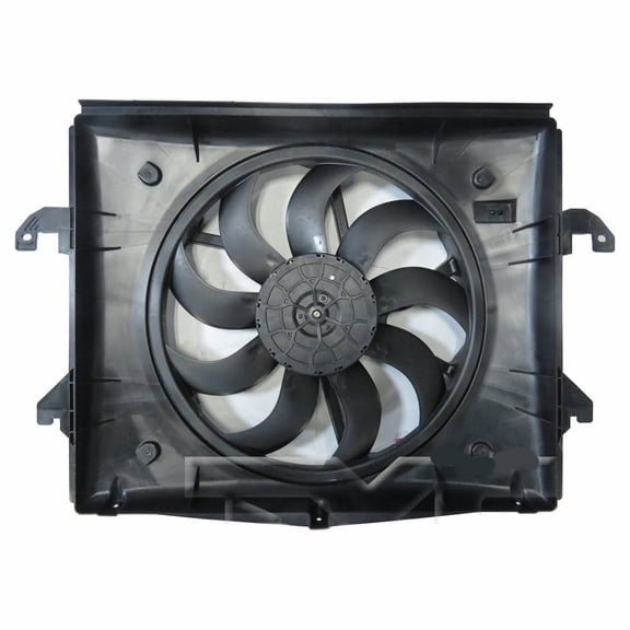 For RAM 1500/2500/3500/4500/5500 Radiator and A/C Condenser Fan Assembly 2013-2019 3.6L w/Brushless Motor For CH3115194 | 52014772AF