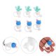 thumbnail image 3 of Tapa de Pajita de 6 uds Adornos de Silicona Reutilizables con Bonitos Dibujos Animados Tapas de Puntas para Beber Tapones a Prueba de Polvo e Higiene ANGGREK  Otros, 3 of 8