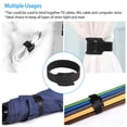 thumbnail image 4 of TeqHome 100Pcs Reusable Cable Ties 5.66in Black Cord Organization Straps Nylon Wire Management for Organizing Home, Office and Data Centers, 4 of 9